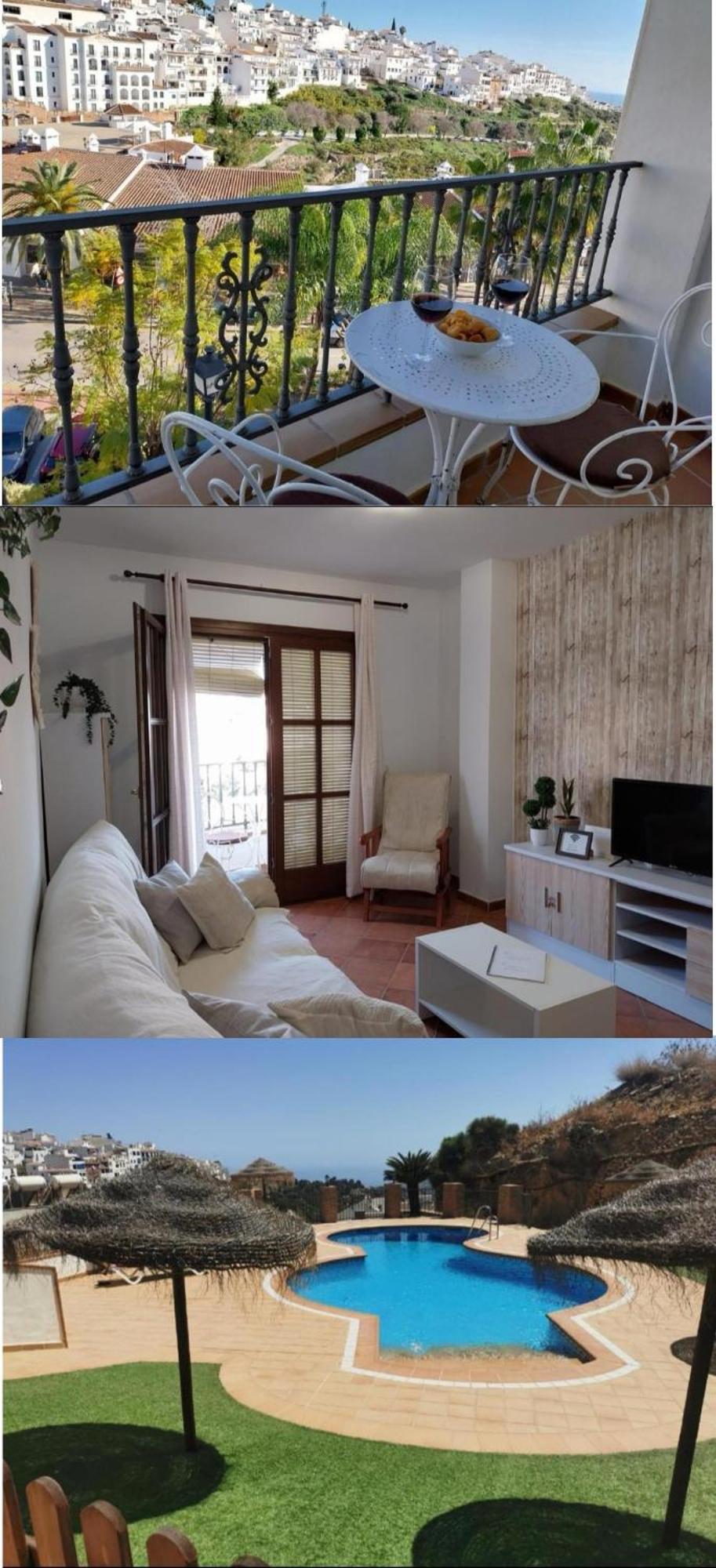 Apartamento Maria Platero Centrico Y Con Las Mejores Vistas Del Casco Antiguo La Montana Y El Mar Mediterraneo Frigiliana Eksteriør billede