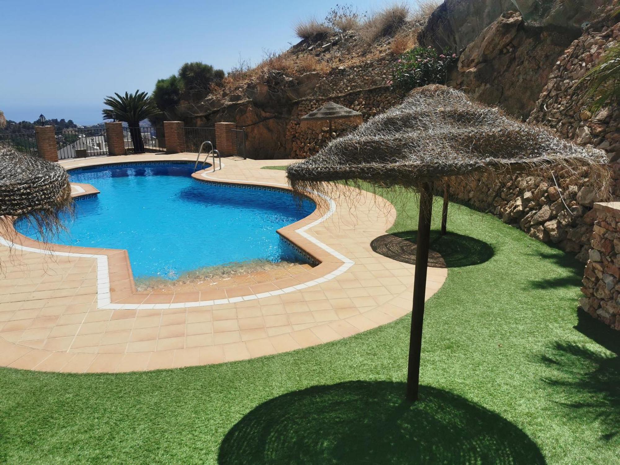 Apartamento Maria Platero Centrico Y Con Las Mejores Vistas Del Casco Antiguo La Montana Y El Mar Mediterraneo Frigiliana Eksteriør billede